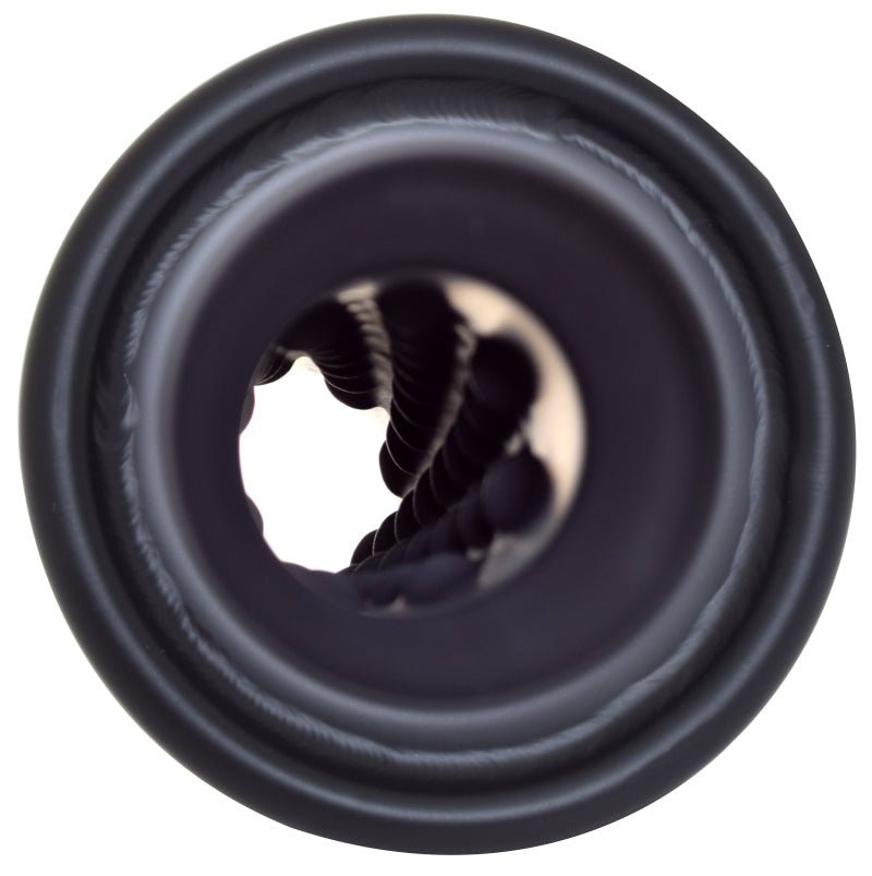 Gibson Rolled Edge Angle-Cut Muffler Quiet Tip - 4in OD/2.25in Inlet/12in Length - Black Ceramic - Crew Original