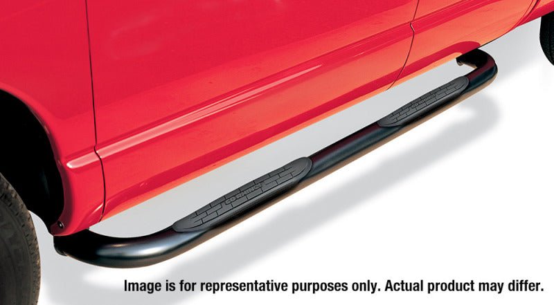 Go Rhino 01-13 Chevrolet Silverado 2500HD/3500 4000 Series SideSteps - Cab Length - Black - Crew Original