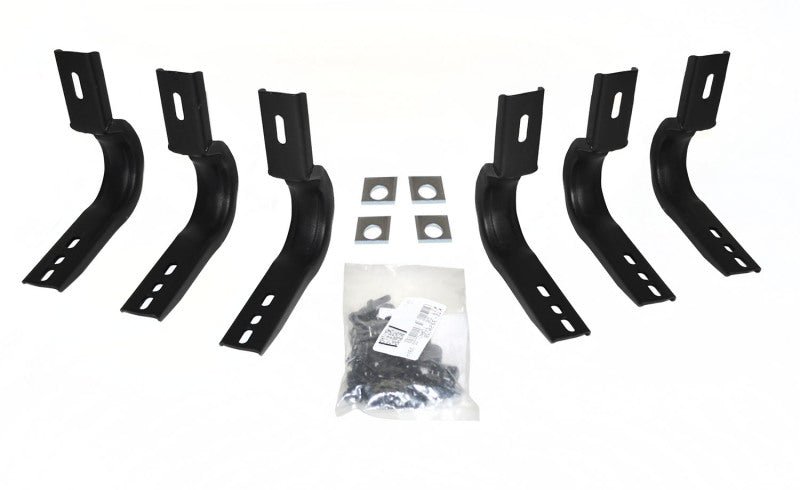 Go Rhino 07-10 Chevrolet Silverado 2500HD/3500HD Brackets for OE Xtreme Cab Length SideSteps - Crew Original