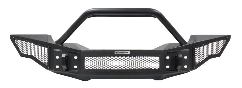 Go Rhino 07-20 Jeep Wrangler JL/JLU/JK/JKU/Gladiator JT Rockline Full Width Bumper w/ Overrider - Crew Original