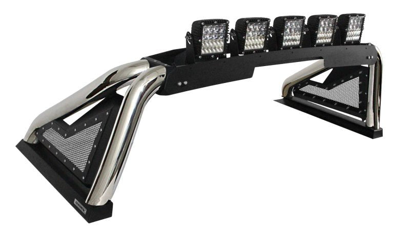 Go Rhino 14-19 Chevy 1500 LD (Classic) Sport Bar 2.0 Complete Kit w/Sport Bar+Retractable Light Mnt - Crew Original