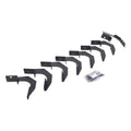 Go Rhino 15-22 GMC Canyon Crew Cab 4DR Mounting Brackets(V-Series V3/RB10 Slim/RB20 Slim) - Tex. Blk - Crew Original