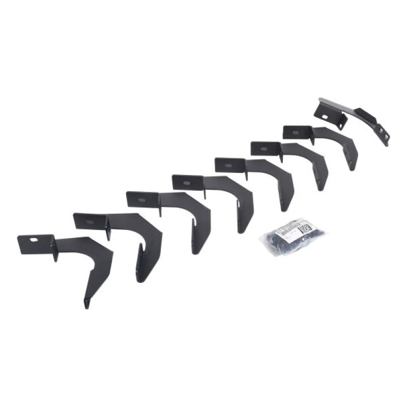 Go Rhino 15-22 GMC Canyon Crew Cab 4DR Mounting Brackets(V-Series V3/RB10 Slim/RB20 Slim) - Tex. Blk - Crew Original