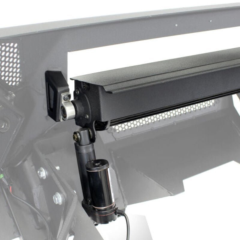Go Rhino 16-21 Tacoma Element Front Bumper w/ Power Actuated Hide-away Light Bar Mount Tex Black - Crew Original