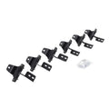 Go Rhino 18-22 Jeep Wrangler JLU 4DR Mounting Brackets (V-Series V3/RB10 Slim/RB20 Slim) - Tex. Blk - Crew Original