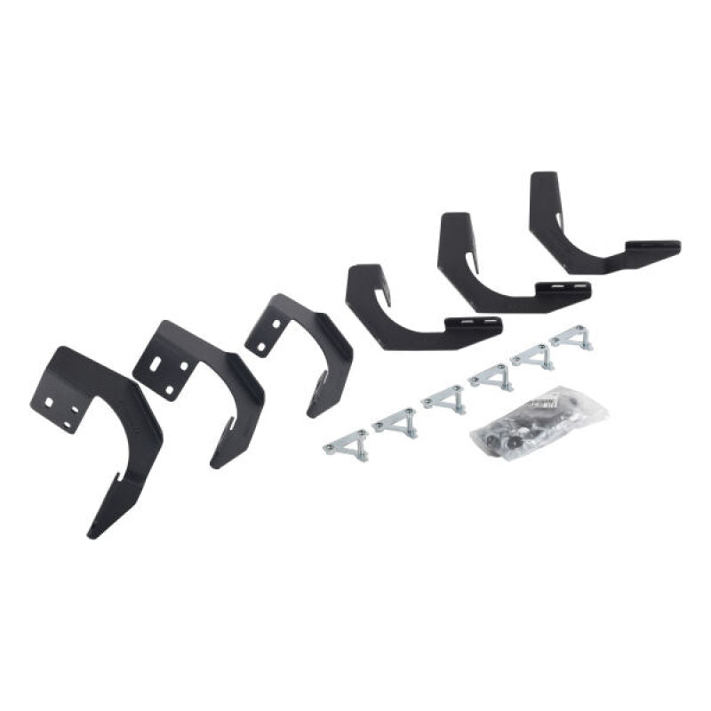 Go Rhino 19-22 Ram 1500 Classic CC/QC 4DR Mtg. Brackets (V-Series V3/RB10 Slim/RB20 Slim) - Tex. Blk - Crew Original