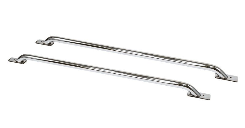 Go Rhino 94-18 Dodge Pick Up / Ram 1500/2500HD/3500 Stake Pocket Bed Rails - Chrome - Crew Original
