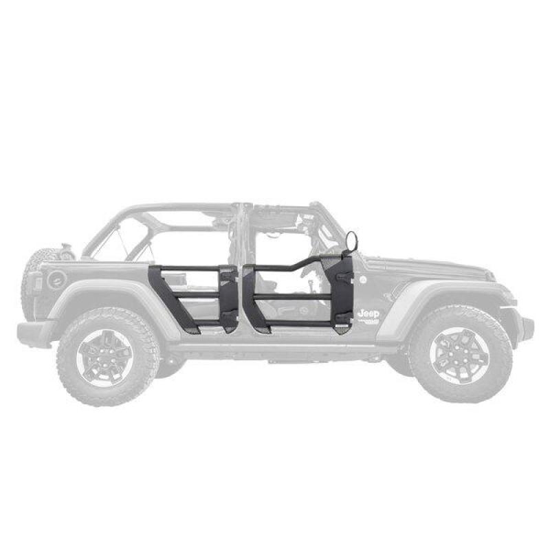 Go Rhino Jeep 07-18 Wrangler JK/ JKU Trailline Replacement Front Tube Door - Crew Original