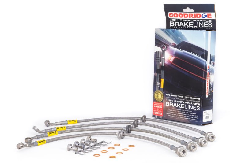 Goodridge 03+ Honda Accord w/ Rear Disc Brake Lines - Crew Original