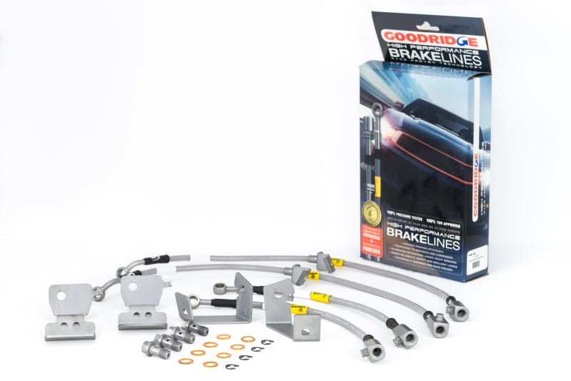 Goodridge 05-12 Ford Mustang w/ ABS Brake Lines - Crew Original