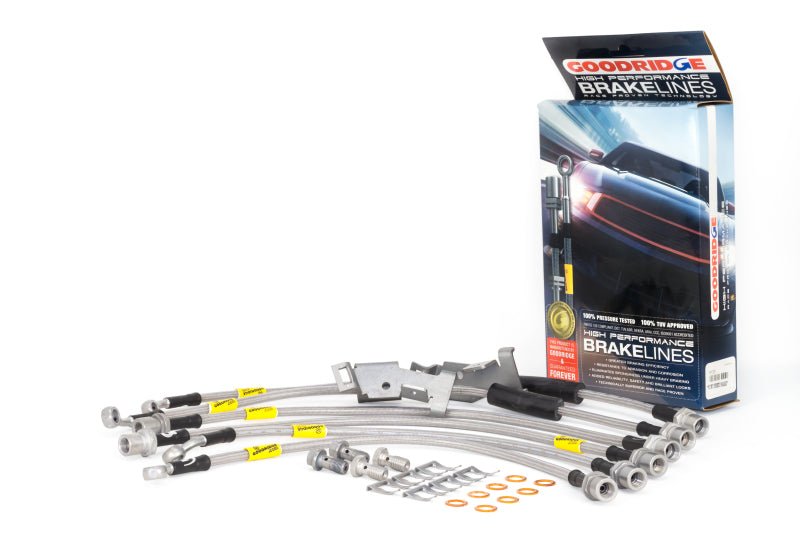 Goodridge 08-13 Chevrolet Silverado (w/ Rear Disc Brakes) SS Brake Lines - Crew Original
