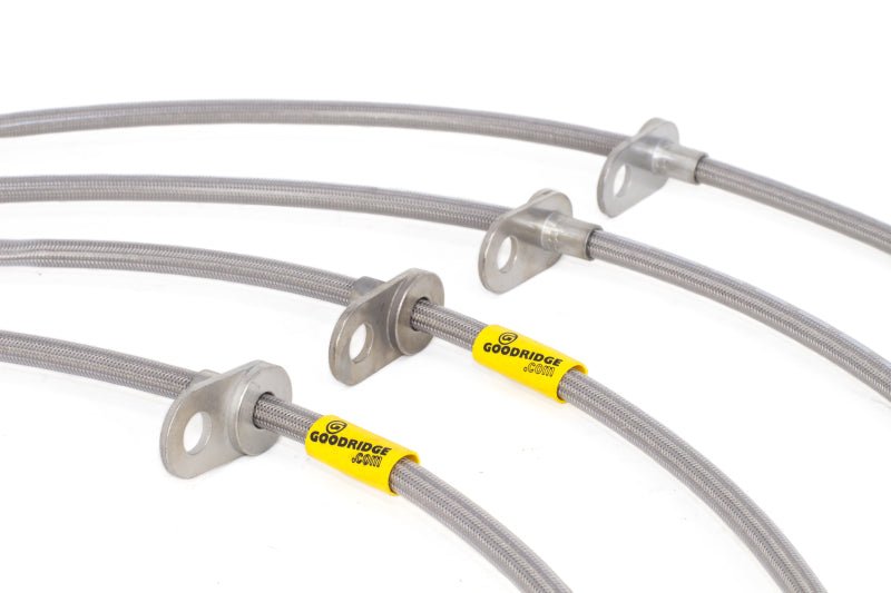 Goodridge 08-14 Subaru Impreza STi w/ Brembo Calipers Stainless Steel Brake Lines Kit - Crew Original
