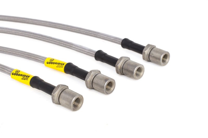 Goodridge 08-14 Subaru Impreza STi w/ Brembo Calipers Stainless Steel Brake Lines Kit - Crew Original