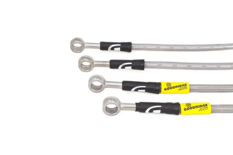 Goodridge 08-14 Subaru Impreza STi w/ Brembo Calipers Stainless Steel Brake Lines Kit - Crew Original