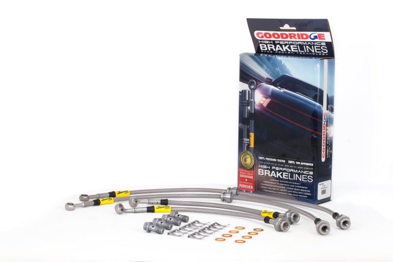 Goodridge 09-13 Nissan Maxima All Models Stainless Steel Brake Lines Kit - Crew Original