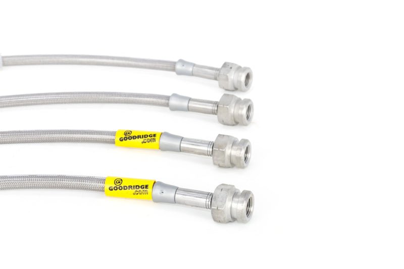 Goodridge 11-15 Jeep Grand Cherokee (Non SRT 8) / 11-15 Dodge Durango (All Models) SS Brake Lines - Crew Original