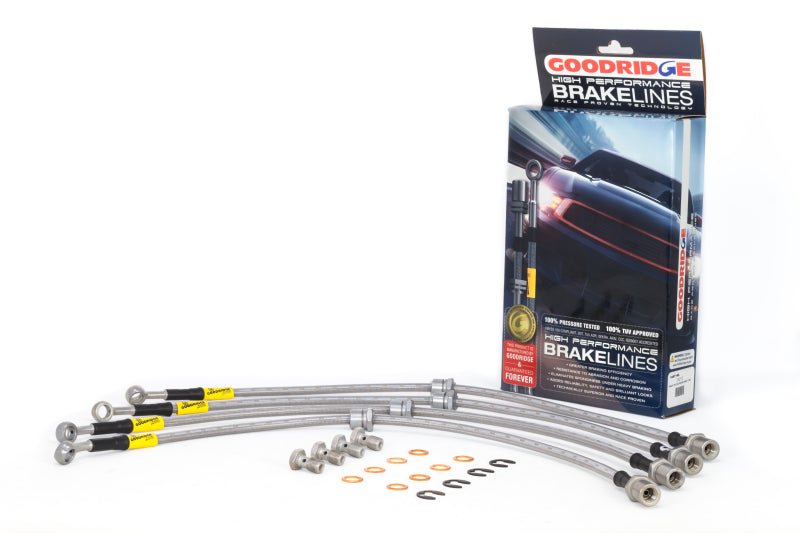 Goodridge 11/92-01 Impreza 2&4wd w/ Rear Disc Brake Lines - Crew Original