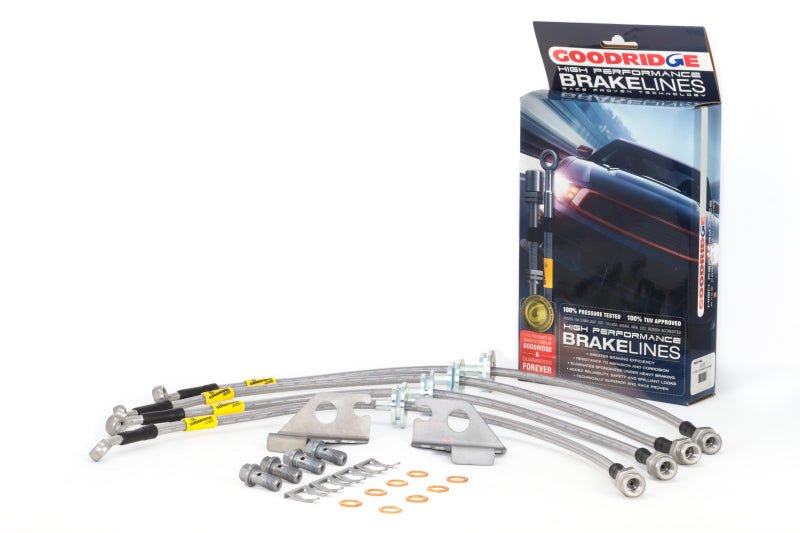 Goodridge 12-17 Chevrolet Caprice Police Package Only SS Brake Line Kit - Crew Original