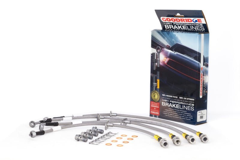 Goodridge 13-15 Subaru Crosstrek XV (All Models) SS Brake Line Kit - Crew Original