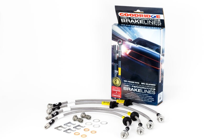 Goodridge 15-16 Ford Focus RS (RS MK3 Only) SS Brake Lines - Crew Original