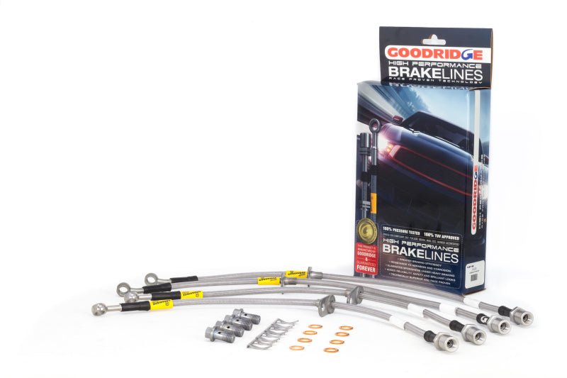 Goodridge 15-16 Subaru STi (w/ Brembo Calipers) Brake Lines - Crew Original