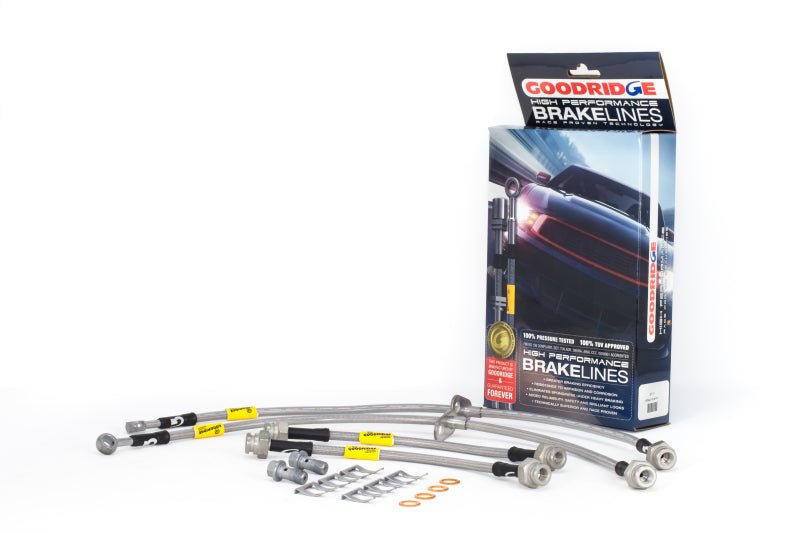 Goodridge 15-18 Honda Fit SS Brake Line Kit - Crew Original