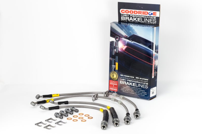 Goodridge 16-17 Chevrolet Camaro ZL1/SS (Excl. 1LE Pkg.) Models w/Brembo Calipers SS Brake Lines - Crew Original