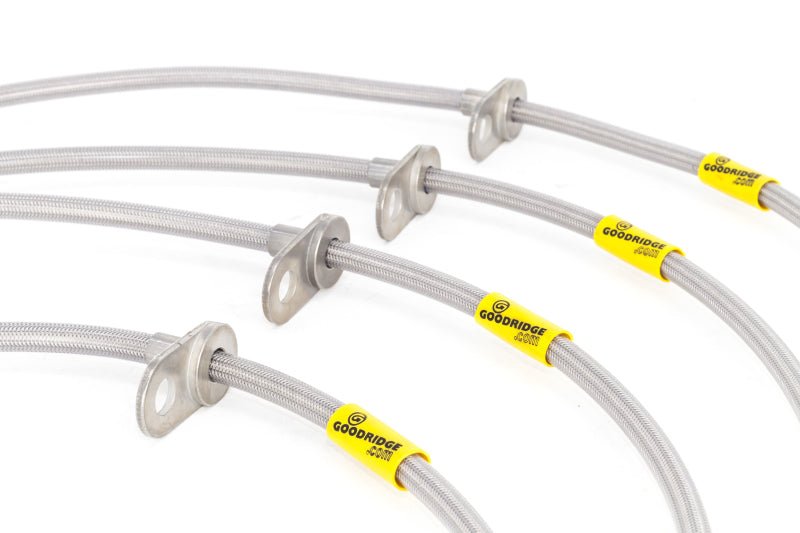 Goodridge 17-18 Honda Civic Si (Si Model Only) SS Brake Line Kit - Crew Original