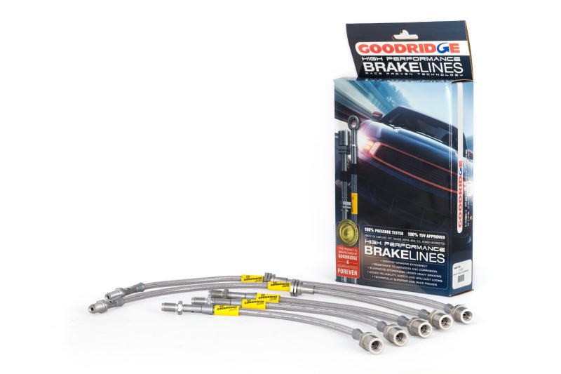 Goodridge 8/84-7/87 Toyota Corolla GTS - Rear Disc Brake Lines - Crew Original