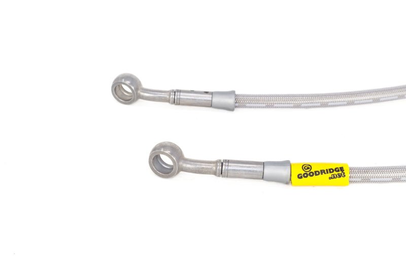 Goodridge 92-95 Honda Civic All Models w/ Rear Drum / 93-00 Del Sol Rear Drum SS Brake Lines - Crew Original