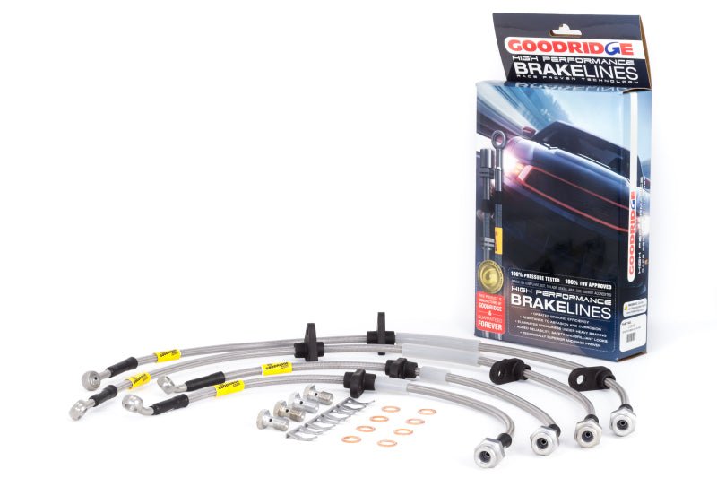 Goodridge 94-01 Acura Integra / 92-95 Civic Rear Disc w/ ABS Brake Lines - Crew Original