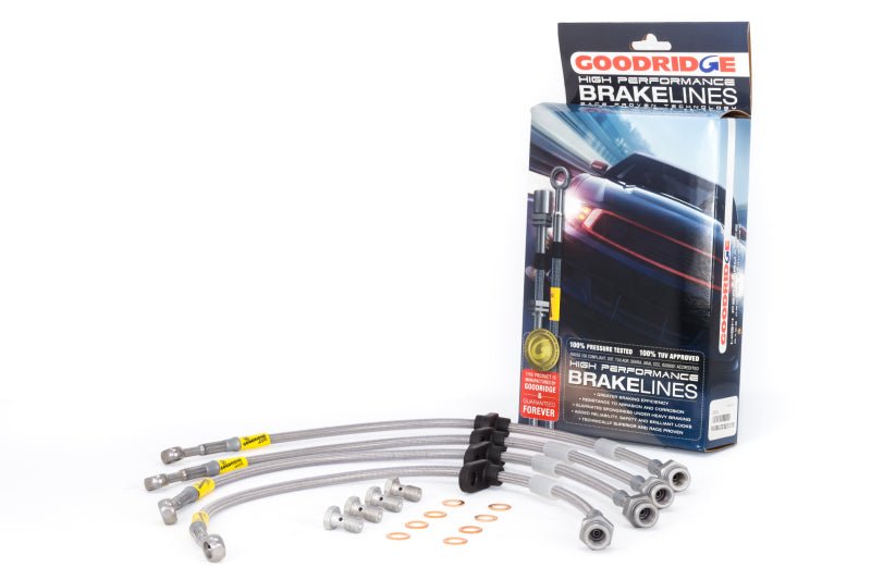 Goodridge 98-00 Honda Accord w/ Rear Disc Brake Lines - Crew Original