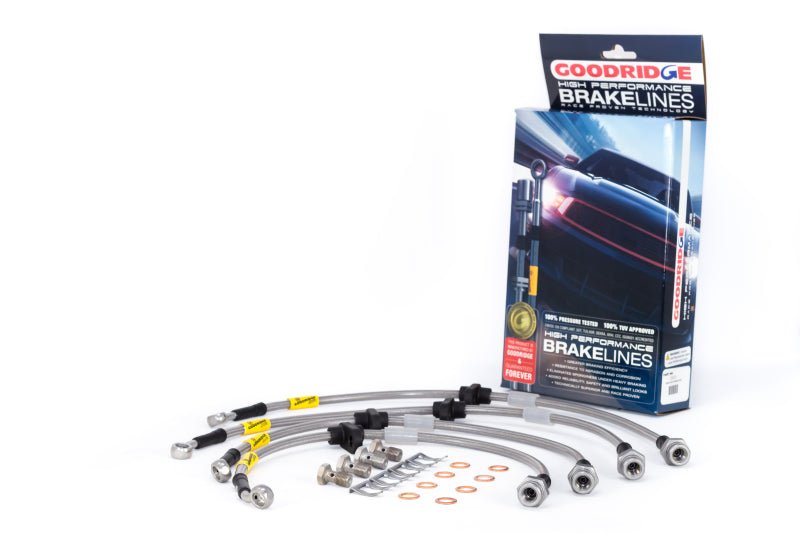 Goodridge 99-00 Honda Civic Si (w/ rear disc) Brake Lines - Crew Original