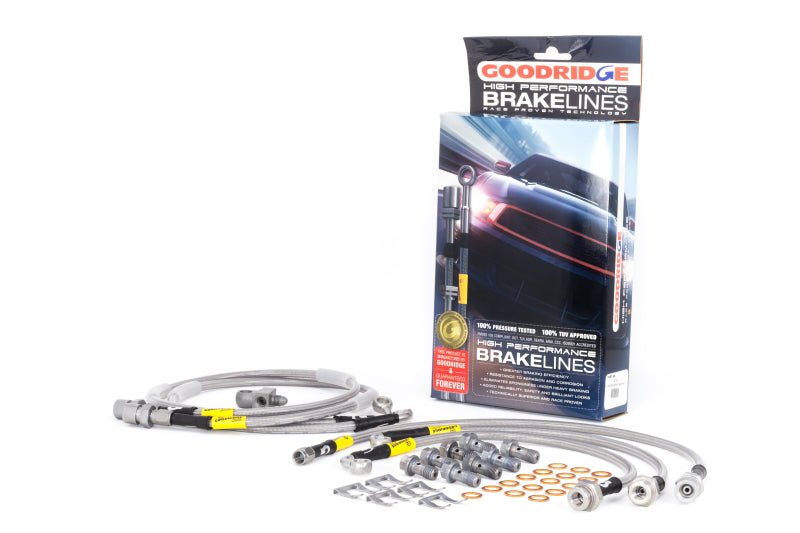 Goodridge 99-03 Chevy Silverado 2WD 2DR Ext Cab w/ 2W Steering Brake Lines - Crew Original
