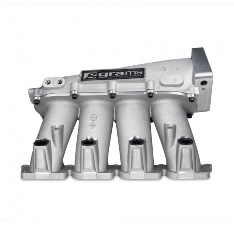 Grams Performance VW MK4 Large Port Intake Manifold - Raw Aluminum - Crew Original
