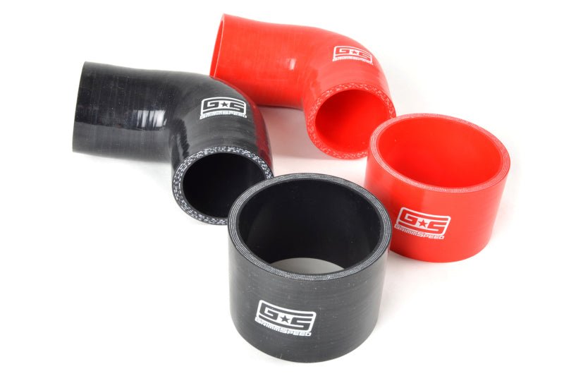 GrimmSpeed 02-07 Subaru WRX / 04+ STI / 04-07 FXT Top Mount Intercooler Hose Kit-Red - Crew Original