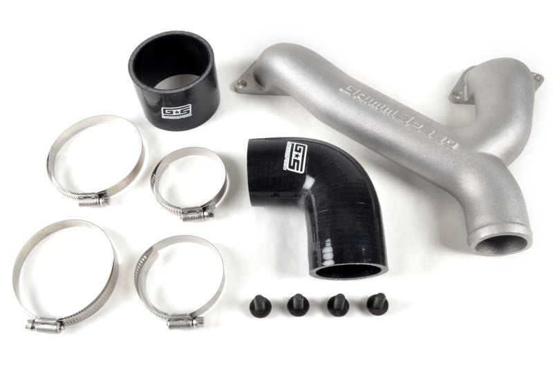 GrimmSpeed 02-07 Subaru WRX / 04+ STI Top Mount Intercooler Y-Pipe Kit - Black - Crew Original