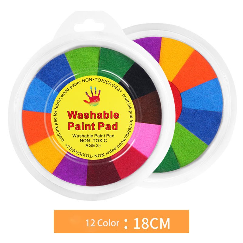 Kindergarten Graffiti Palm Painting Ink Pad Children's DIY Finger Painting Ink Pad - Crew Original