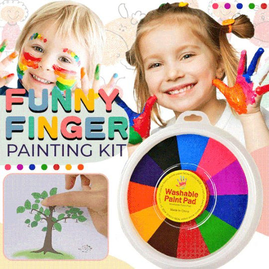 Kindergarten Graffiti Palm Painting Ink Pad Children's DIY Finger Painting Ink Pad - Crew Original