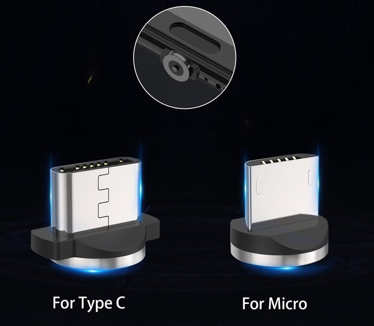 Magnetic USB Fast Charging Micro / Type C Cable - Crew Original