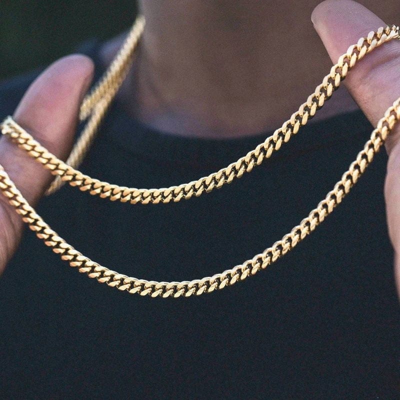 Simple Stainless Steel Unisex Chain Necklace - Crew Original