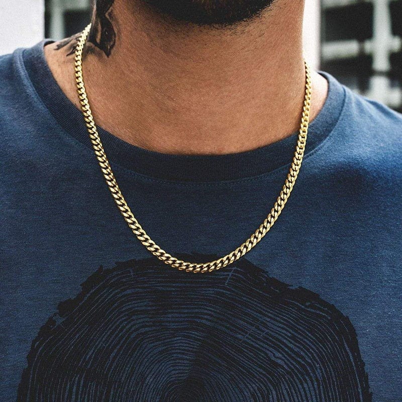 Simple Stainless Steel Unisex Chain Necklace - Crew Original