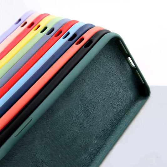 Solid Color Soft Silicone Case for iPhone - Crew Original